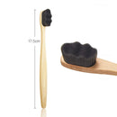 Escova de dentes de bambu cerdas macia ultra fina
