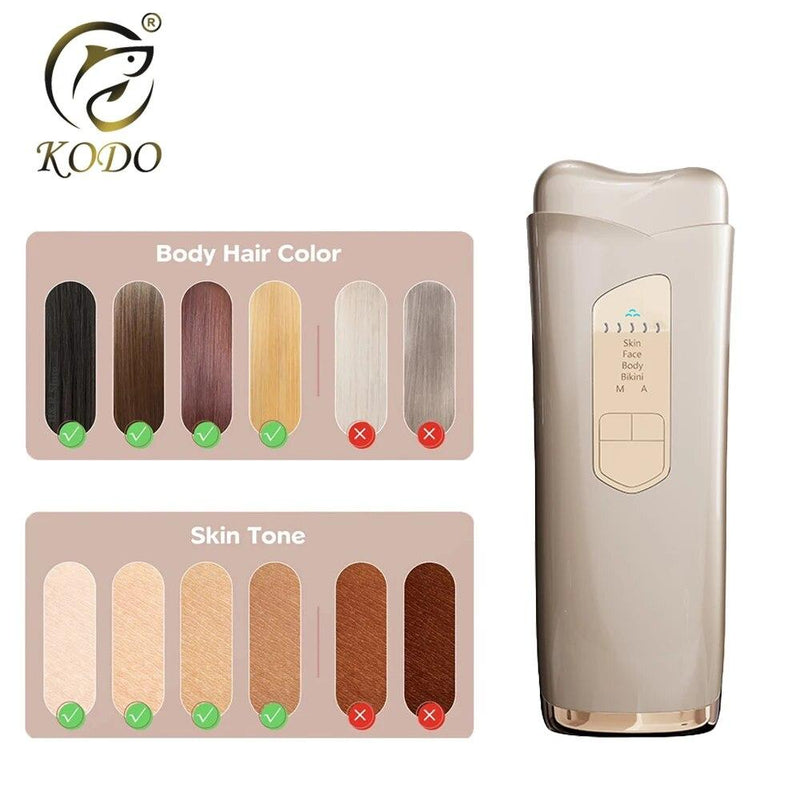 KODO-Depilação a laser, Depilador a laser, IPL permanente, Fotoepilador indolor, 999999 Flashes, Venda quente, Novo, 2022