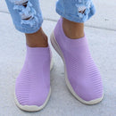 sapatos da mãe voam meias de malha sapatos femininos