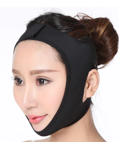sono v bandagem facial v máscara facial