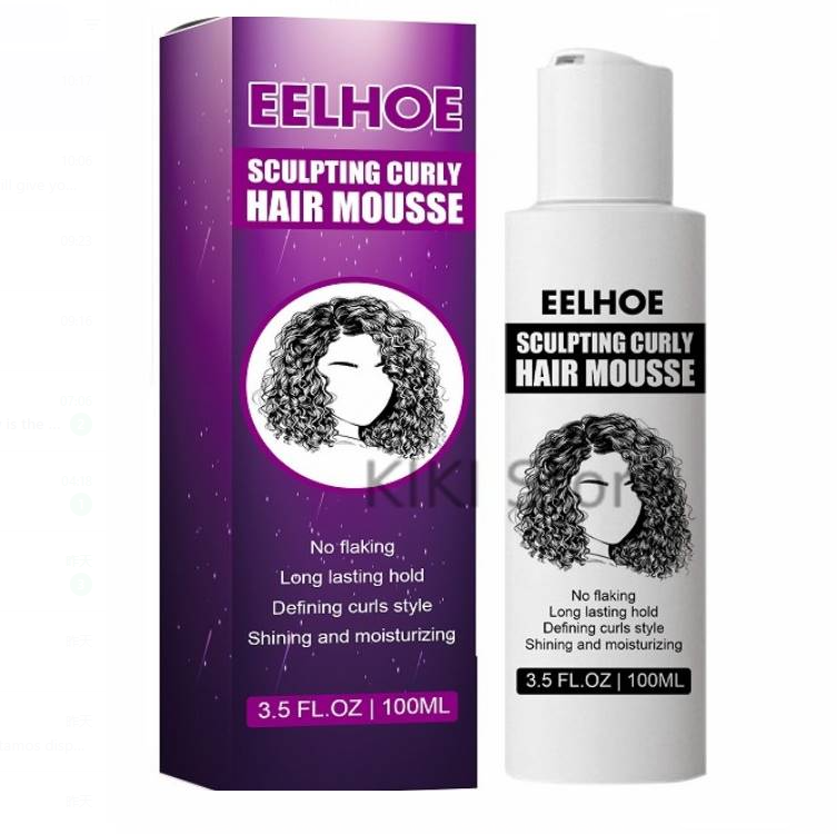 EELHOE Curl Definindo Elastin Curl Hidratante Fofo Definindo Cuidados com o Cabelo Elastina