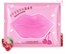 Hanchan Cherry Nutritivo e Hidratante Lip Film Pack, dilui as linhas dos lábios, hidrata e remove a pele morta Lip Film Sticker, Free Lip Balm