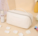 Necessaire Maquiagem para viagem de couro portátil