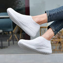 sapatos da mãe voam meias de malha sapatos femininos