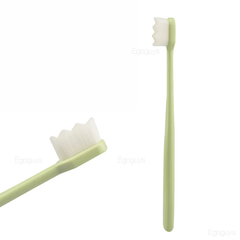 Escova de dentes de bambu cerdas macia ultra fina