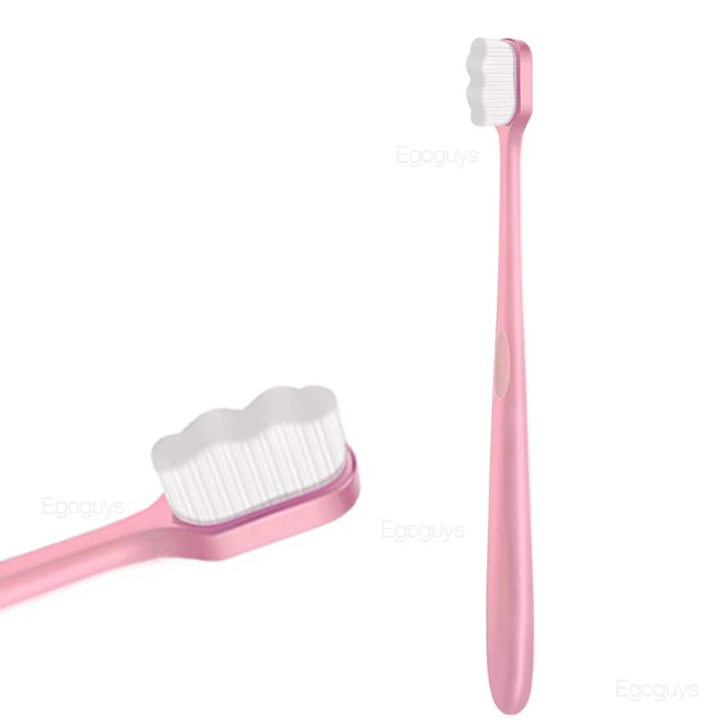 Escova de dentes de bambu cerdas macia ultra fina