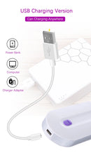Depilador USB Portátil Recarregável para Mulheres, Ferramenta De Remoção De