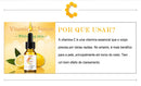 Soro facial de vitamina C e Retinol anti rugas e clareador