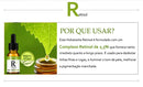Soro facial de vitamina C e Retinol anti rugas e clareador