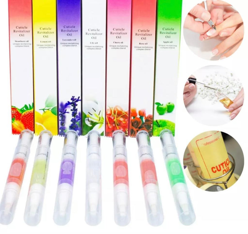 kit 65026kit10 Canetas Óleo Hidratante de Cuticula Revitalizador 65026