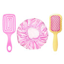 Kit 2 Escovas Quadradas + Touca de Cetim (254871)