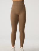 Calças de ioga de quadril de pêssego de outono e inverno