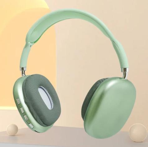 P9 Fones de ouvido sem fio Bluetooth com microfone com cancelamento de ruído Fones de ouvido com som estéreo Fones de ouvido para jogos esportivos Compatível com TF