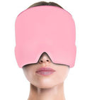 Exaustor de compressão de gelo alivia enxaqueca estresse extensível capa compressa fria para cabeça fisioterapia olho / máscara