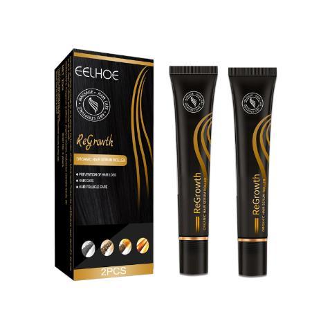 O fluido de massagem de crescimento capilar EELHOE ball estimula o couro cabeludo, nutre as raízes do cabelo, engrossa o cabelo, solução nutritiva Polygonum multiflorum