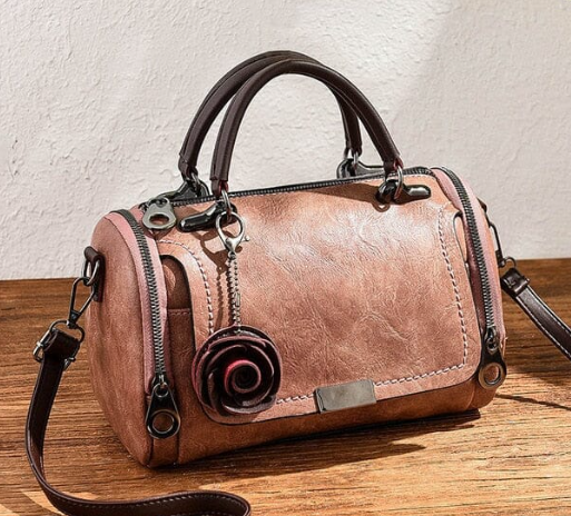 Saco de travesseiro saco das mulheres pingente flor pequena estilo coreano crossbody saco ombro