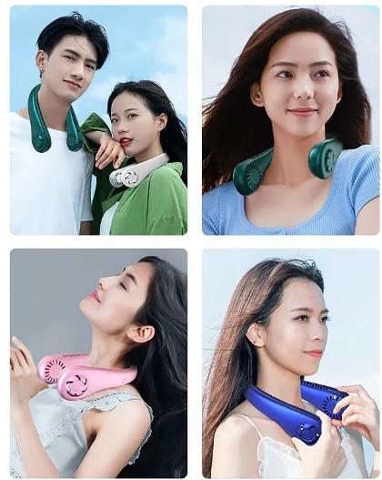 Lif-Mini Ventilador de Pescoço Suspenso Portátil No Bladeseless