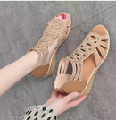 LULU-Sandália Feminina de Salto Plataforma Roma