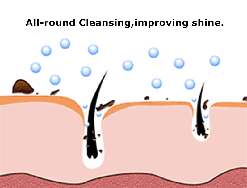 Mini escova vibratória de Silicone