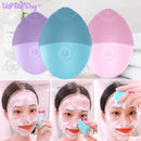 Mini escova vibratória de Silicone