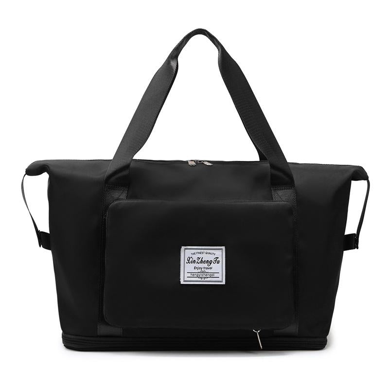 Bolsa de viagem, dobrável das mulheres, portátil de grande capacidade de curta distância viagem de negócios, saco de bagagem, armazenamento de saco de espera, natação, yoga fitness bag