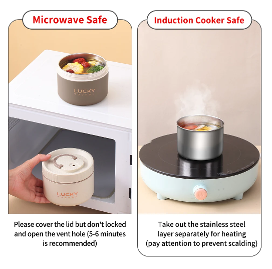 WORTHBUY-Portátil Bento Lunch Box Set, Saco Isolado, Aço Inoxidável, Recipiente De Alimento Térmico, Manter Quente, 18/8