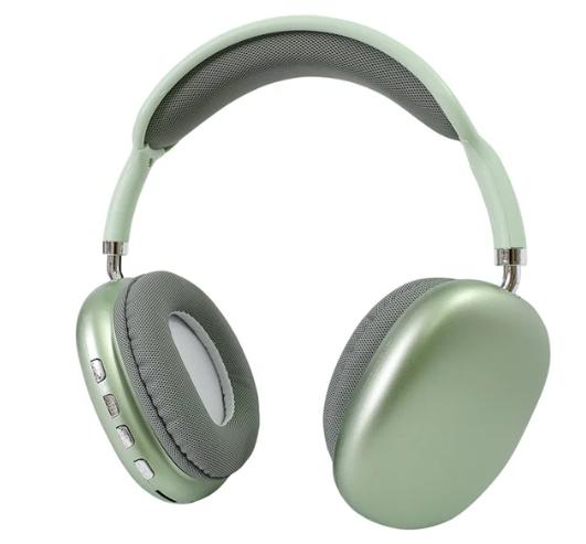 P9 Fones de ouvido sem fio Bluetooth com microfone com cancelamento de ruído Fones de ouvido com som estéreo Fones de ouvido para jogos esportivos Compatível com TF