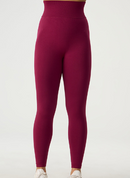 Calças de ioga de quadril de pêssego de outono e inverno