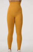 Calças de ioga de quadril de pêssego de outono e inverno