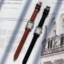 Relógio Feminino de Couro Vintage