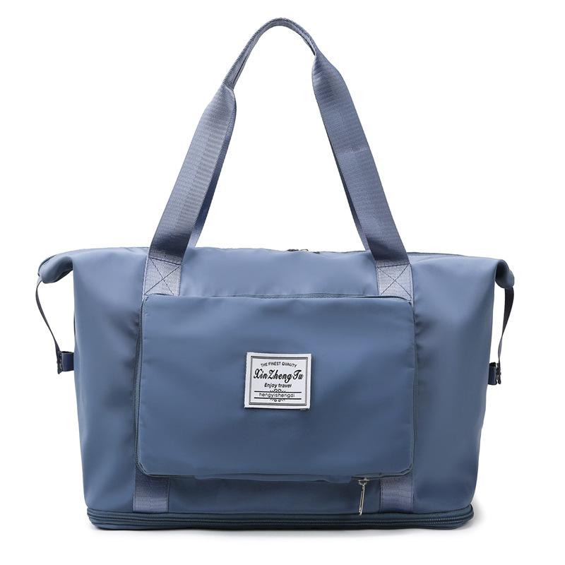 Bolsa de viagem, dobrável das mulheres, portátil de grande capacidade de curta distância viagem de negócios, saco de bagagem, armazenamento de saco de espera, natação, yoga fitness bag