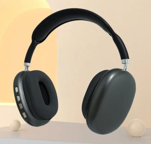 P9 Fones de ouvido sem fio Bluetooth com microfone com cancelamento de ruído Fones de ouvido com som estéreo Fones de ouvido para jogos esportivos Compatível com TF