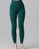 Calças de ioga de quadril de pêssego de outono e inverno