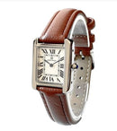 Relógio Feminino de Couro Vintage