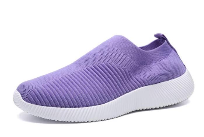sapatos da mãe voam meias de malha sapatos femininos